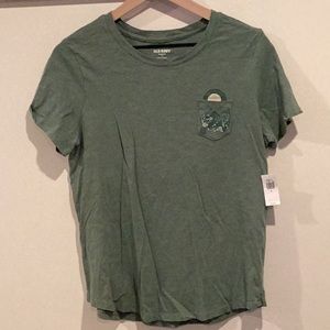 Old Navy Everywear T-Shirt Green